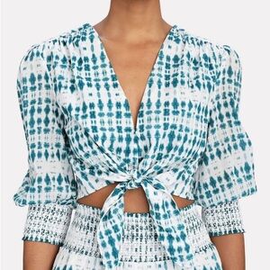 INTERMIX
Amelie Tie-Front Printed Blouse (12)